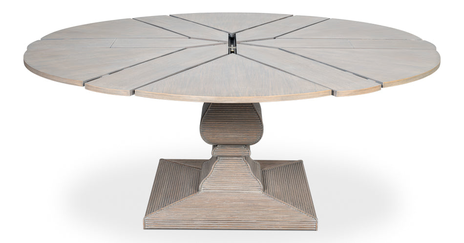 Kelso Jupe Dining Tbl,Moonskin,Lg
