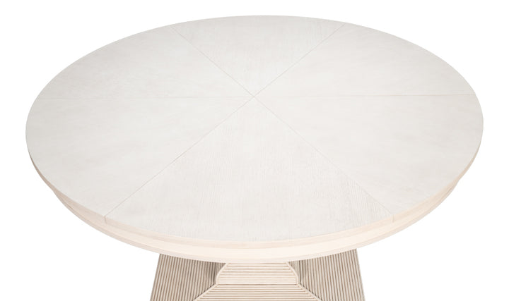 Kelso Jupe Dining Table,White,Lg