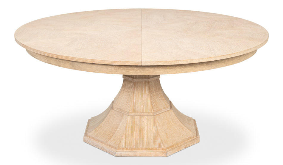 Giselle Jupe Table,Large,Bleached Oak