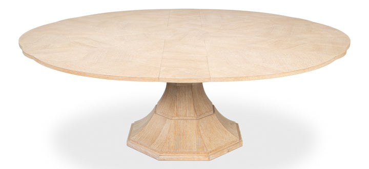 Giselle Jupe Table,Large,Bleached Oak