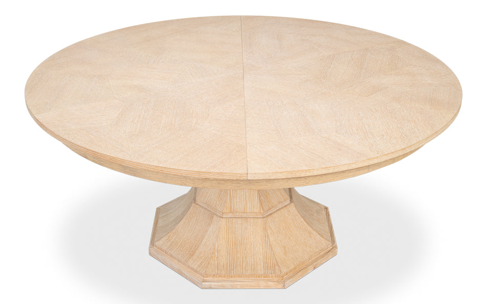 Giselle Jupe Table,Large,Bleached Oak