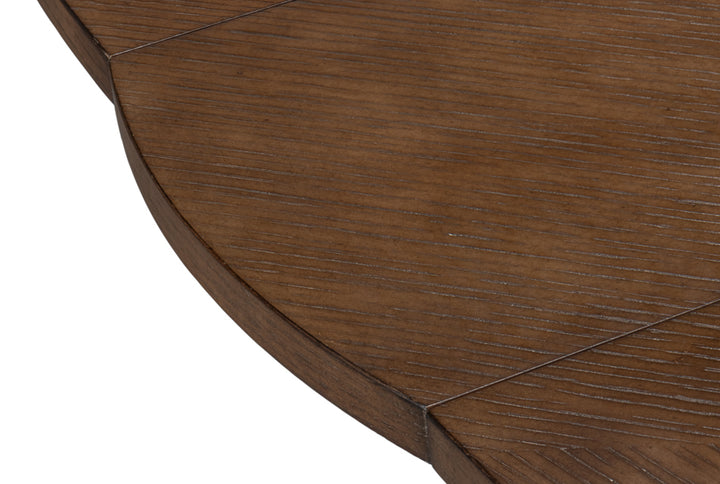 Giselle Jupe Dining Table, Lg, Lt Mink