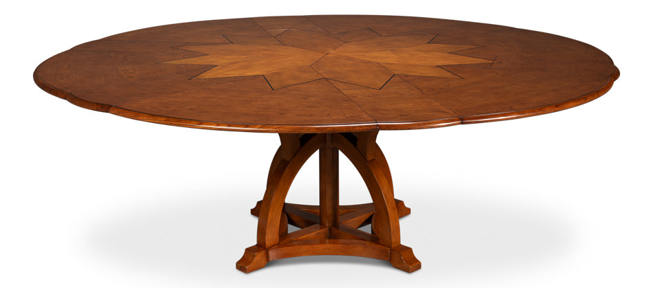 Austin Jupe Dining Table,Medium,Walnut