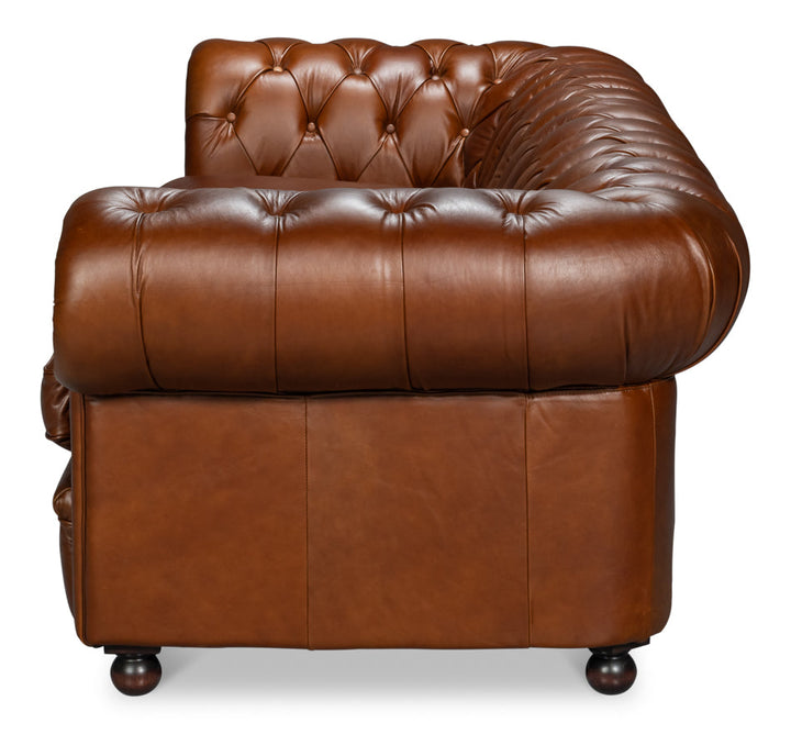Savile Leather Sofa