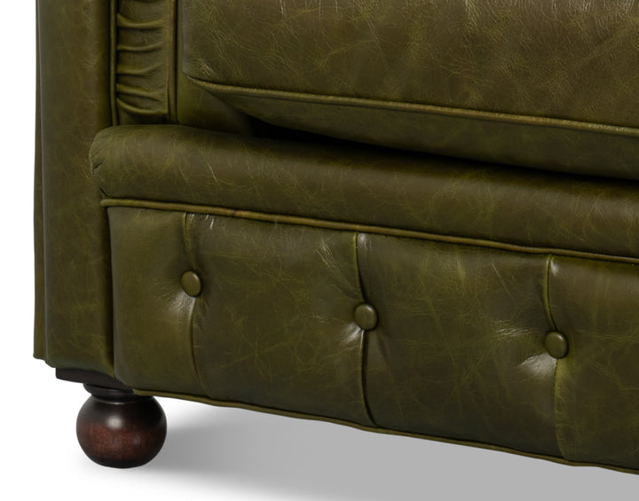 Savile Leather Sofa
