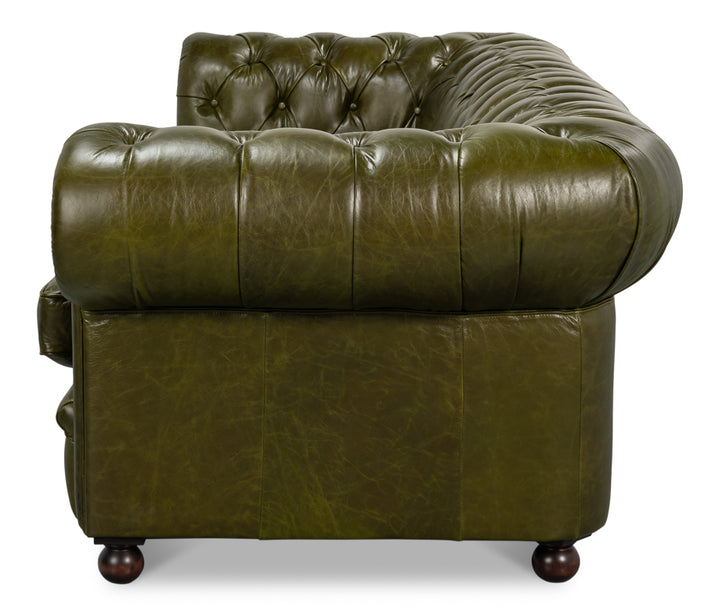 Savile Leather Sofa