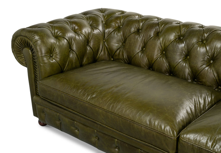 Savile Leather Sofa