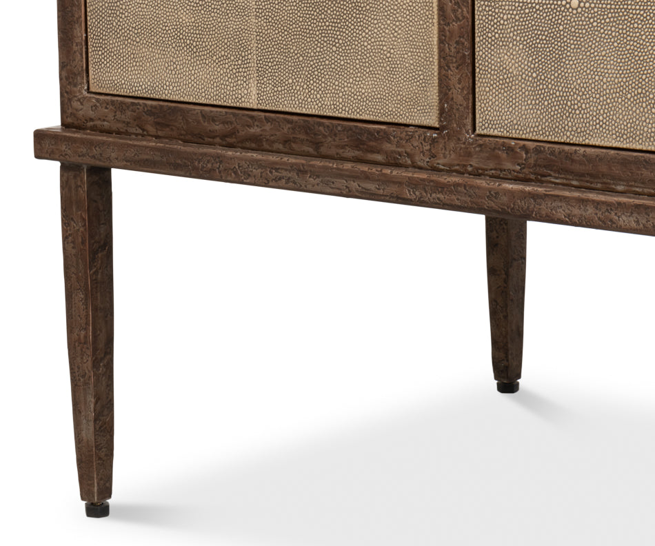 Roland Sideboard,Shagreen,Charcoal Grey