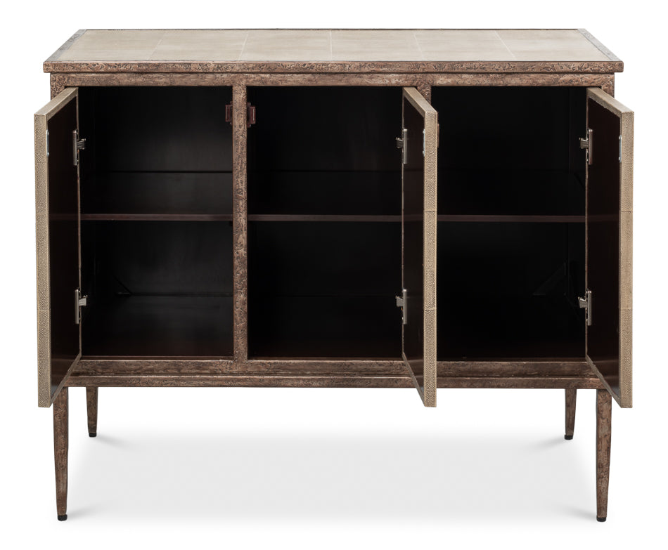 Roland Sideboard,Shagreen,Charcoal Grey