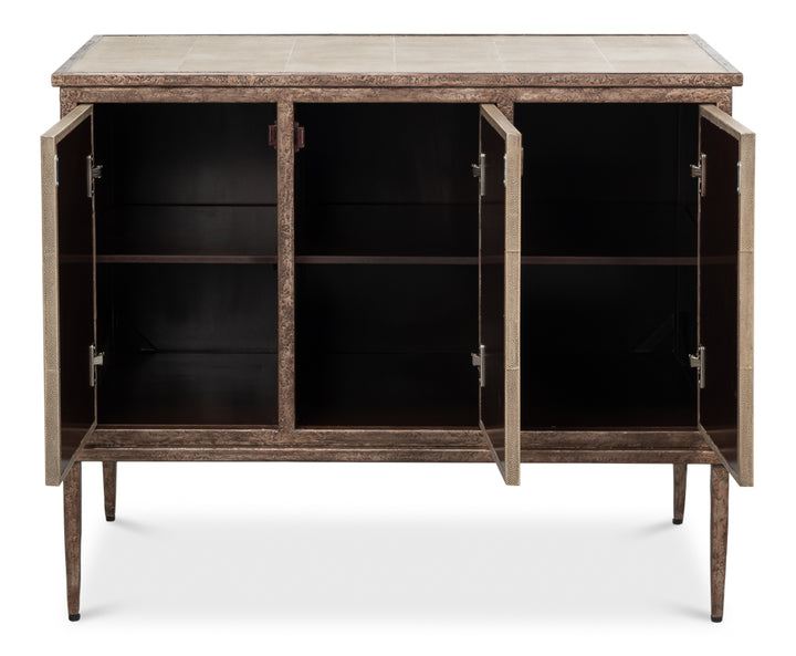 Roland Sideboard,Shagreen,Charcoal Grey