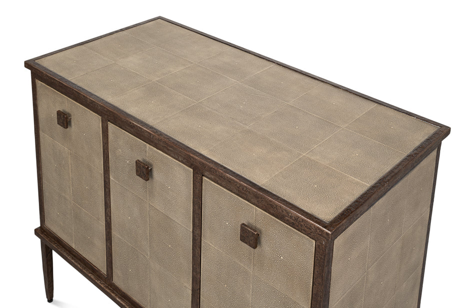 Roland Sideboard,Shagreen,Charcoal Grey