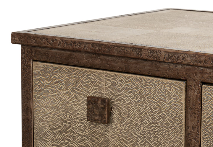 Roland Sideboard,Shagreen,Charcoal Grey