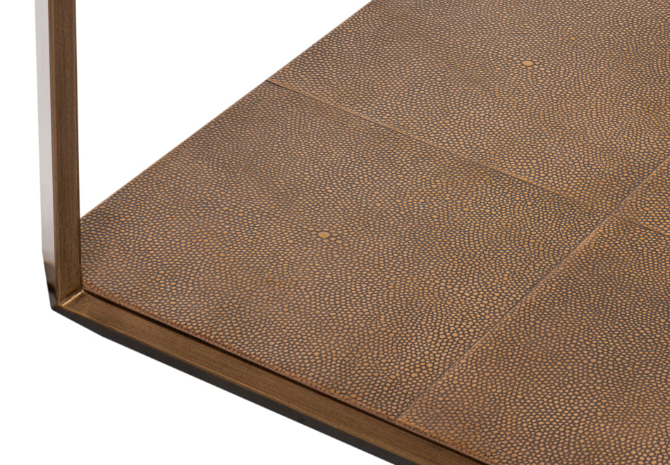 Gilbert Shagreen Cocktail Tbl,Tawnybrown