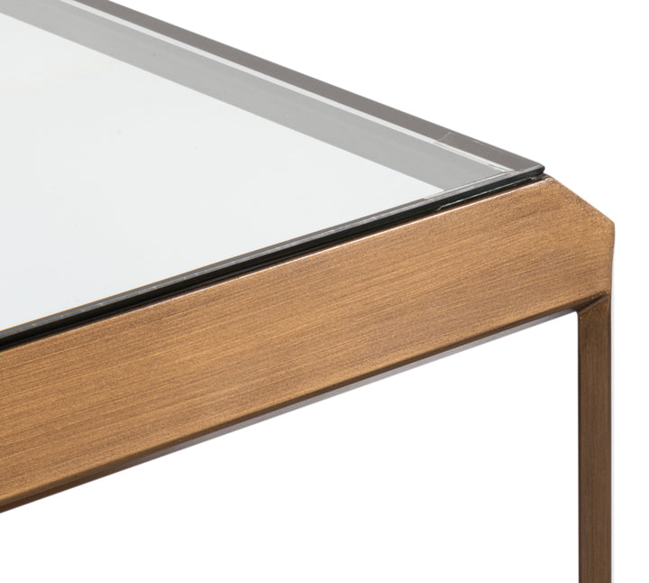 Gilbert Shagreen Cocktail Tbl,Tawnybrown