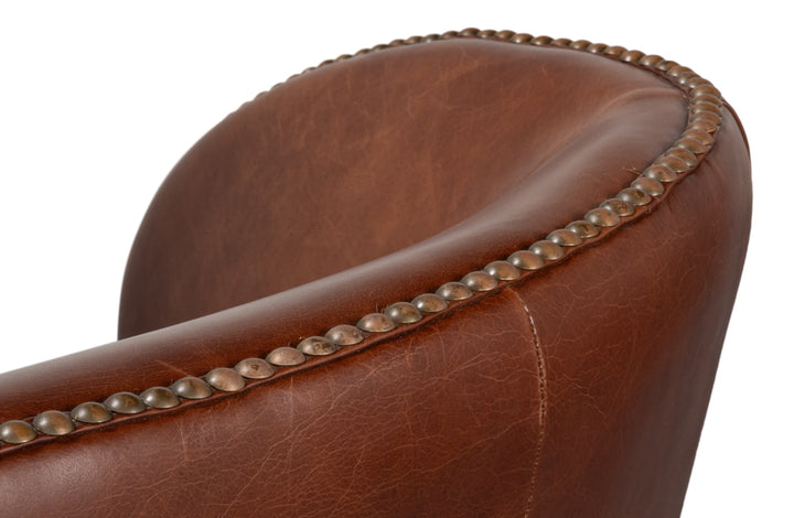 Smithfield Wing Chair, Newark Brown