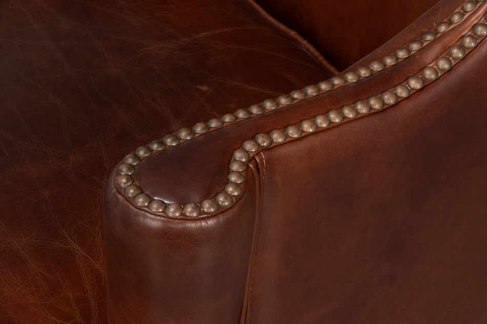 Smithfield Wing Chair, Newark Brown