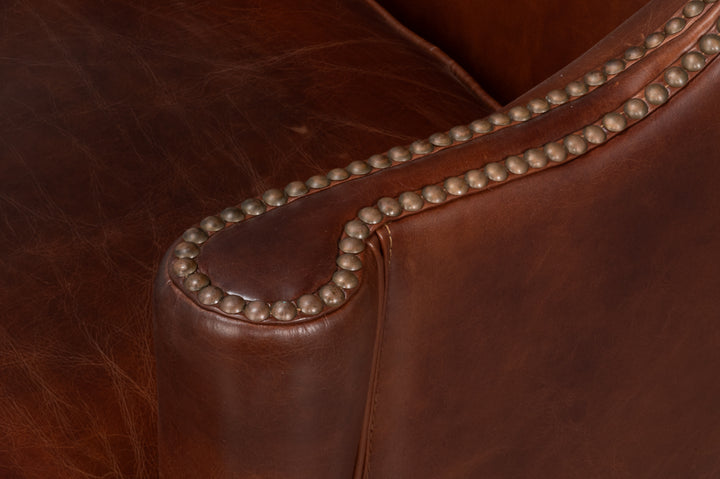 Smithfield Wing Chair, Newark Brown
