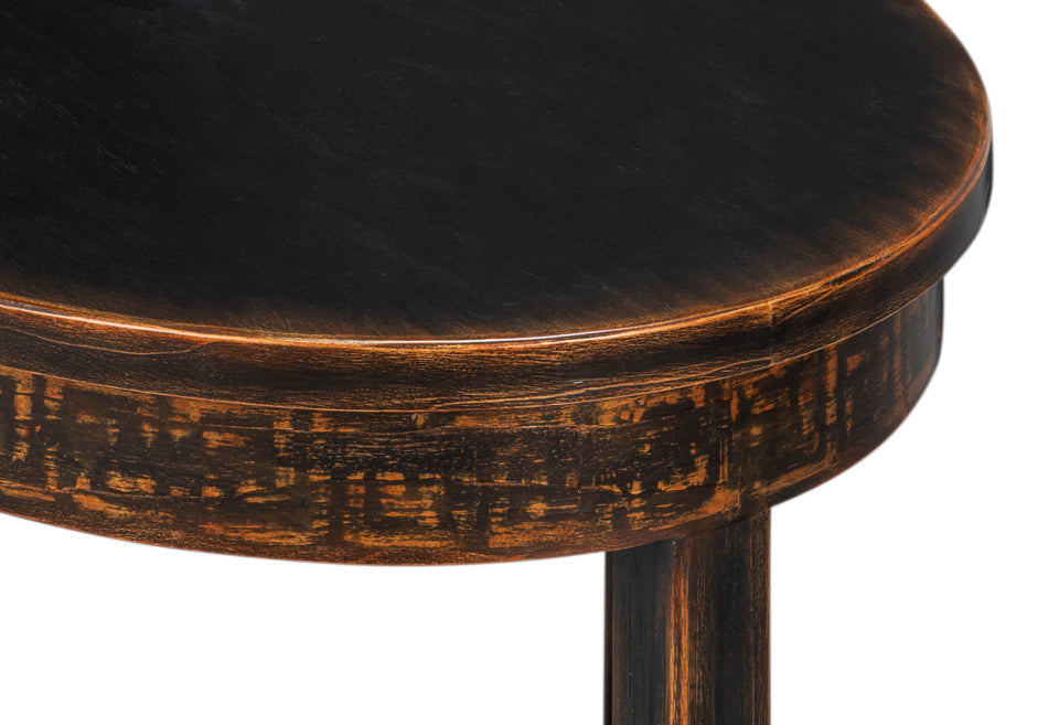 Golden Rim Side Table