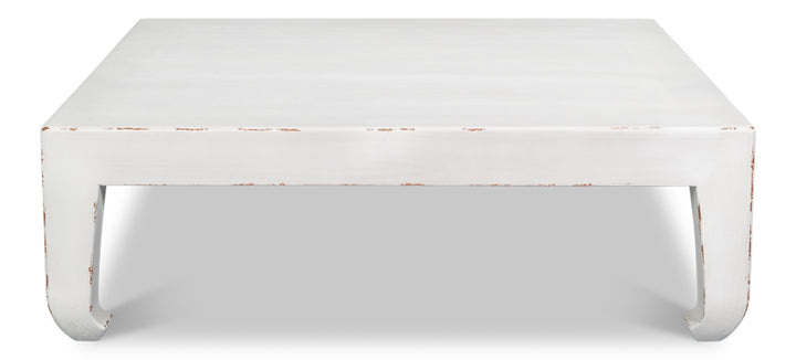 Classic Chinese Cocktail Table, White