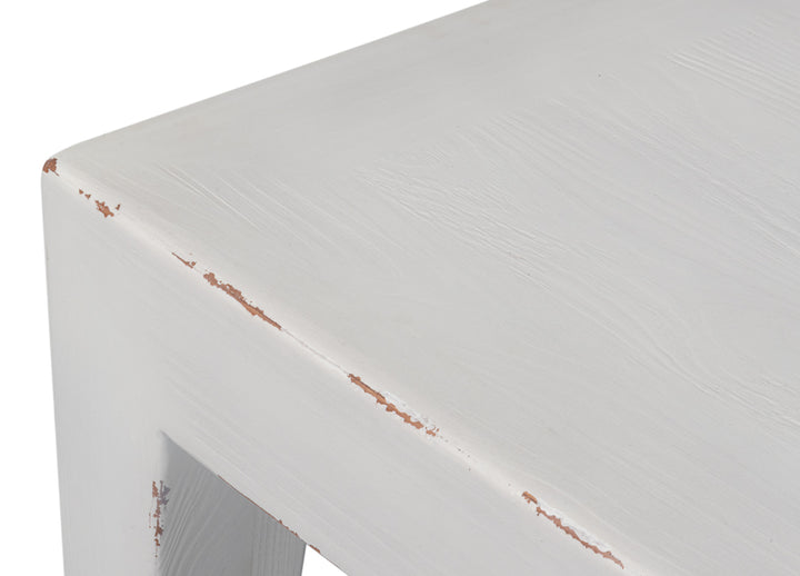 Classic Chinese Cocktail Table, White