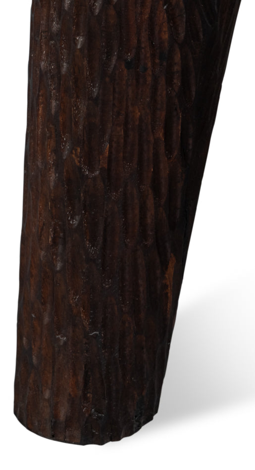 Molten Carved Side Table