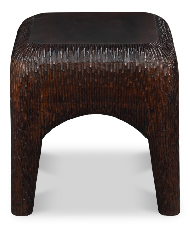 Molten Carved Side Table