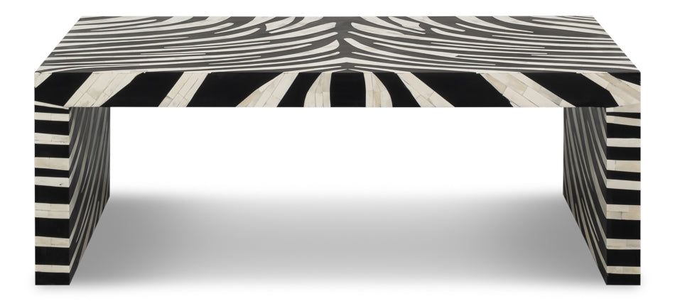 Meridian Bone Inlay Cocktail Table