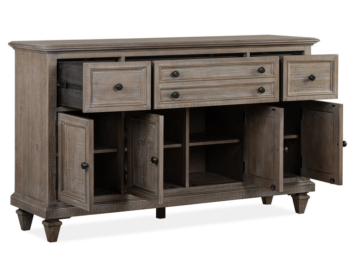 Lancaster Dovetail Grey Buffet - D4352-14