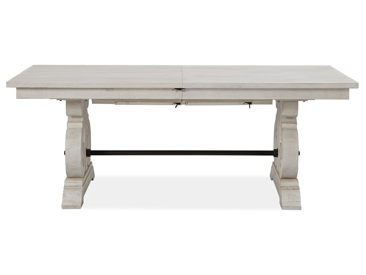 Bronwyn Alabaster Extendable Rectangular Dining Table - D4436-20