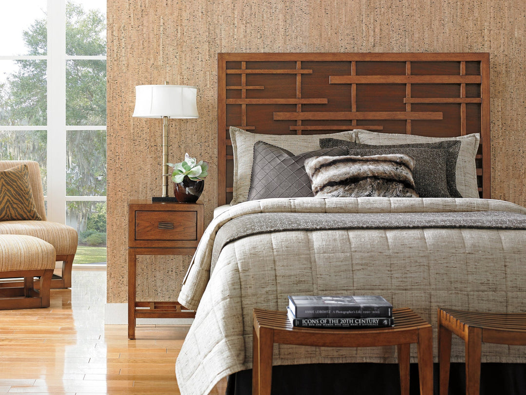 Island Fusion Shanghai Panel Bed - AmericanHomeFurniture