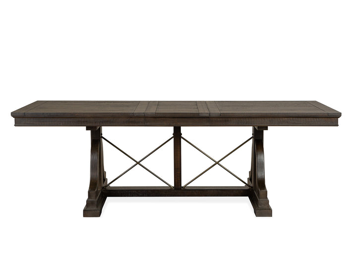 Westley Falls Graphite Extendable Trestle Dining Table - D4399-25