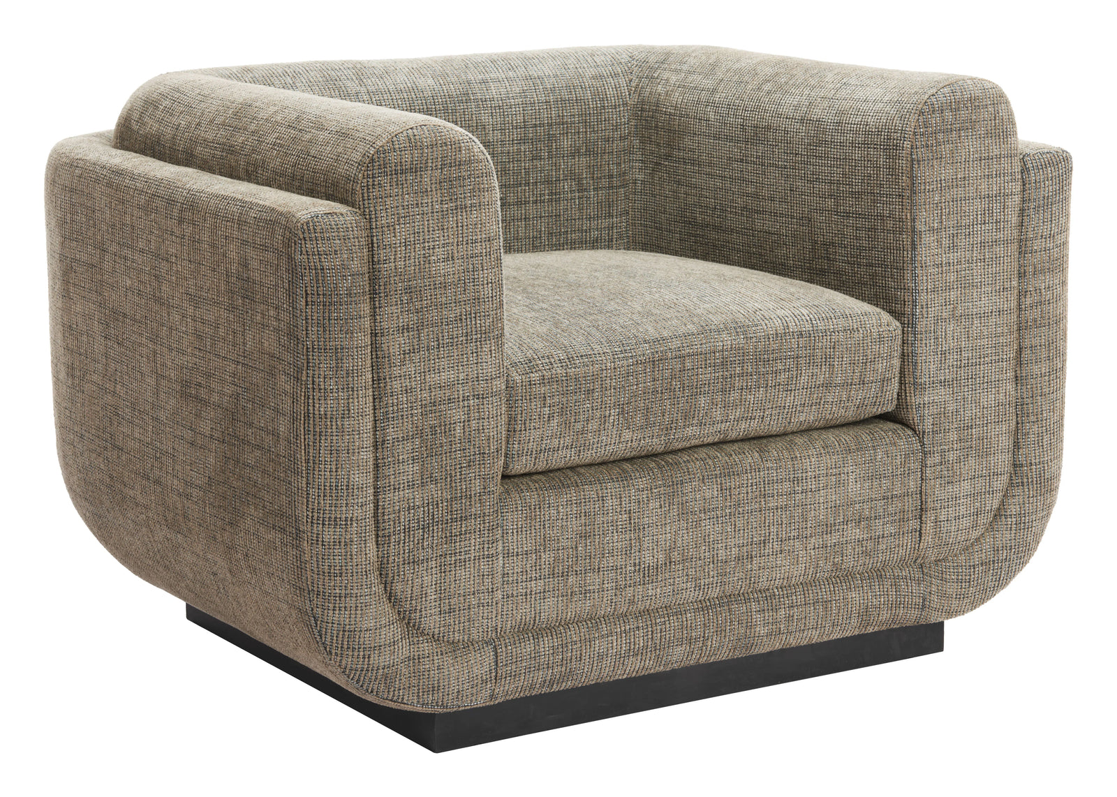 Zuo Sereneu Accent Chair Green Tweed ACCENT + LOUNGE CHAIRS