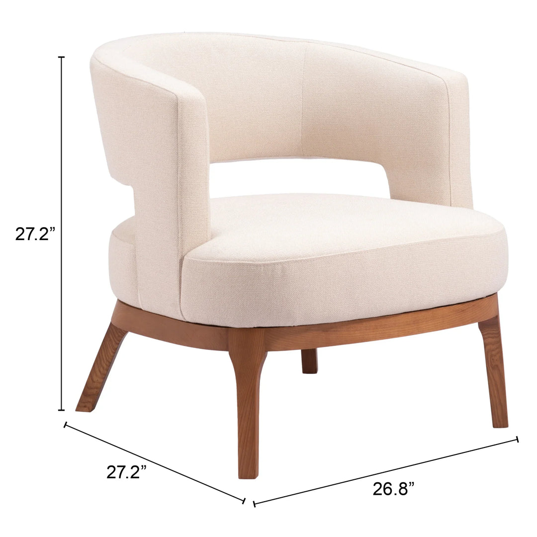 Penryn Accent Chair Beige - AmericanHomeFurniture