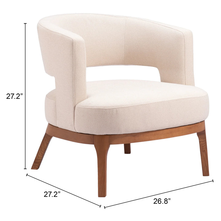 Penryn Accent Chair Beige - AmericanHomeFurniture