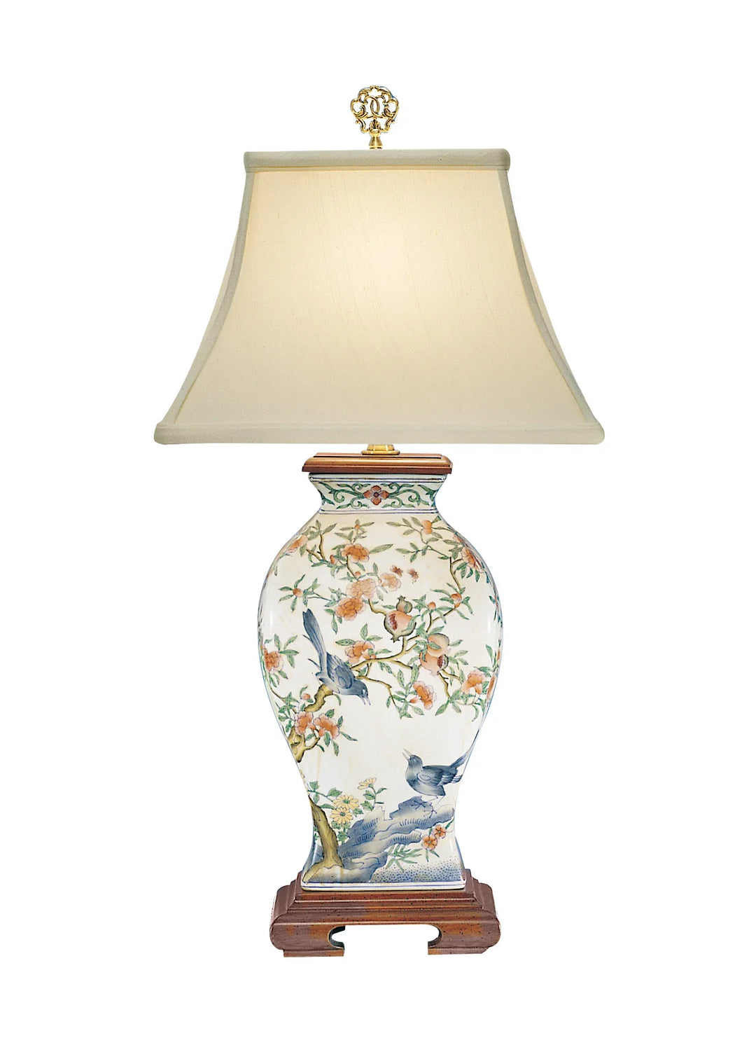 American Home Furniture Wildwood Pom 'n Bird Lamp