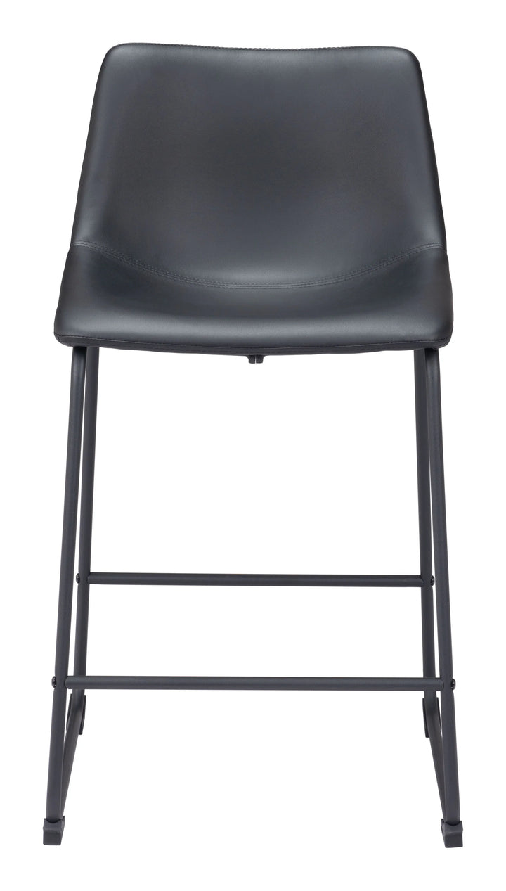 Smart Counter Stool (Set of 2) Black - AmericanHomeFurniture