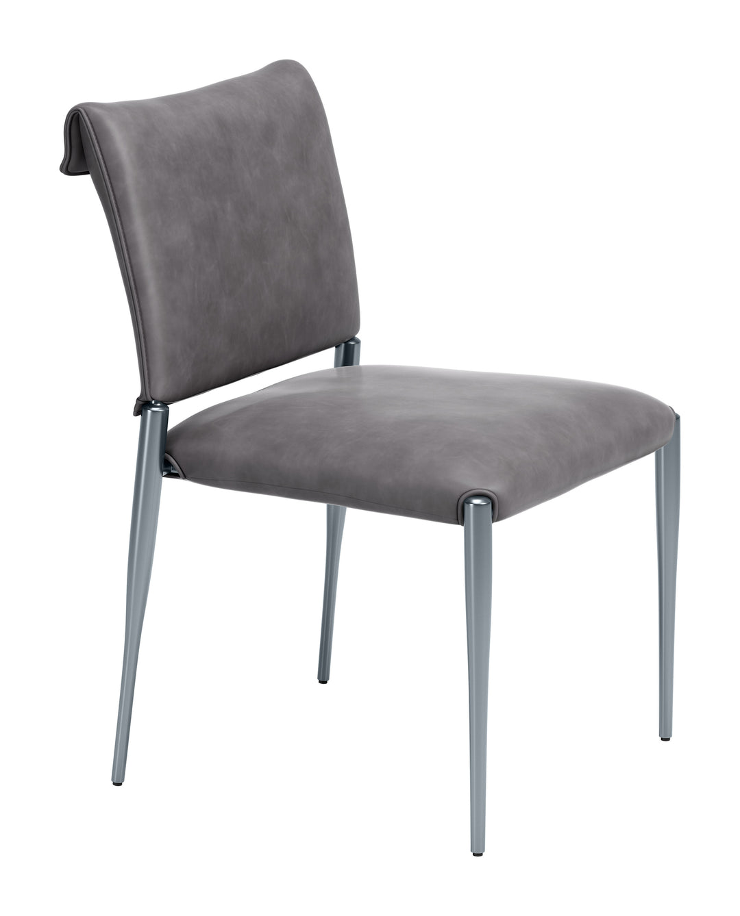 Freesia Dining Chair (Set of 2) Charcoal Gray