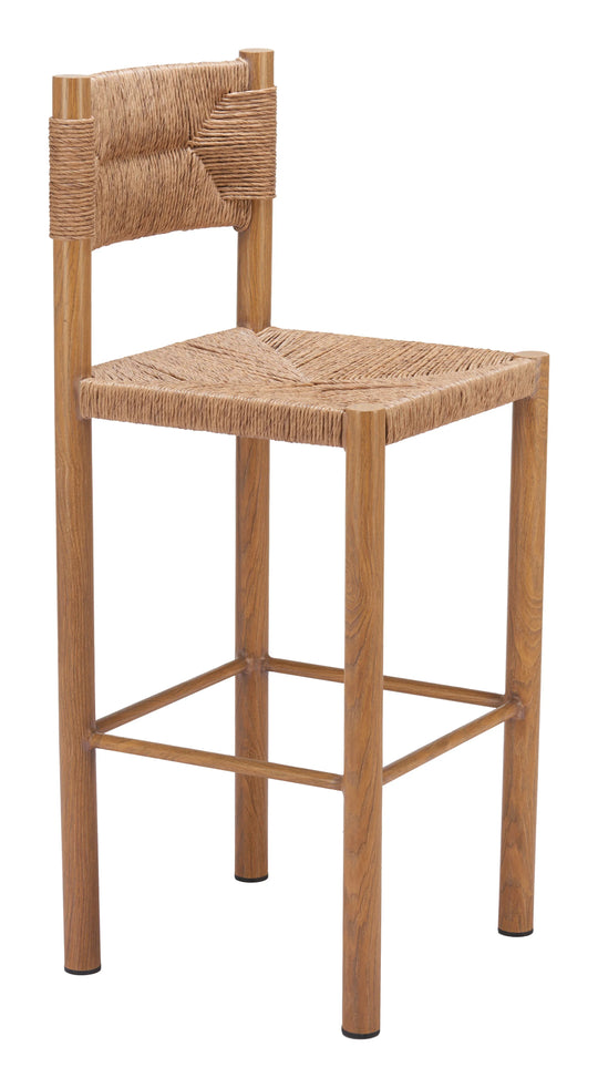 Zuo Iska Barstool (Set of 2) Natural BAR STOOLS + COUNTER STOOLS