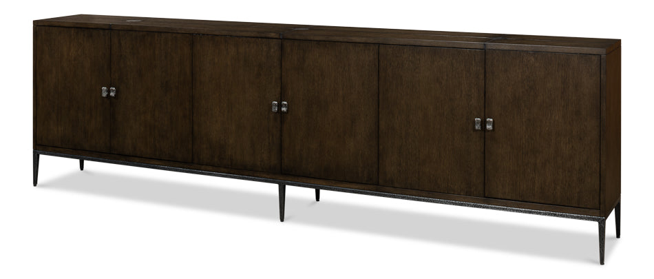 American Home Furniture | Sarreid - Barton Cabinet - Artisan Grey