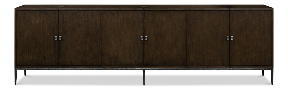 American Home Furniture | Sarreid - Barton Cabinet - Artisan Grey