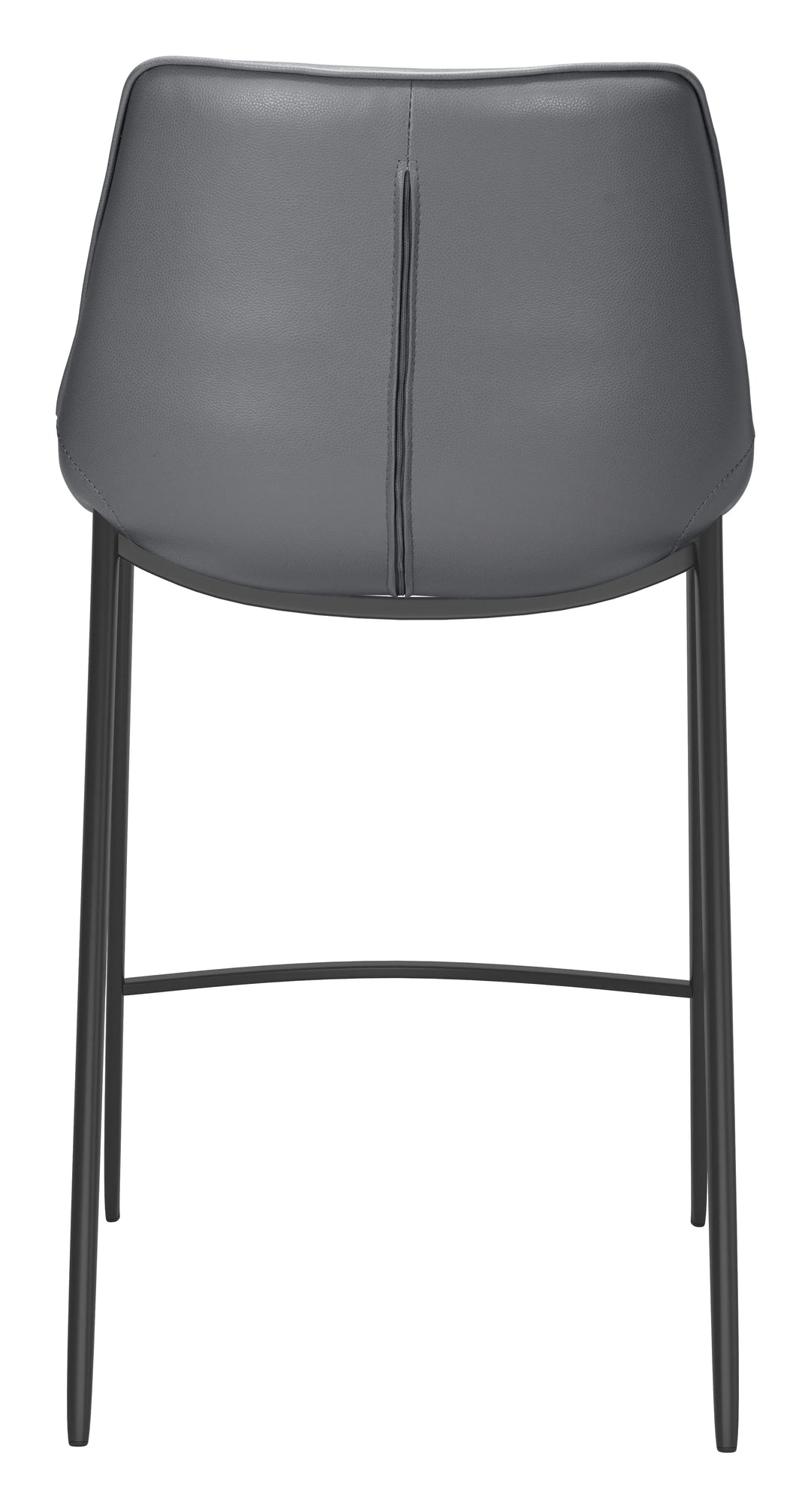 Magnus Counter Stool (Set of 2) Dark Gray & Black - AmericanHomeFurniture