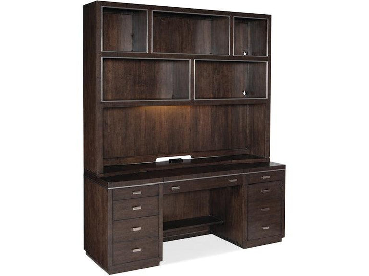 House Blend Credenza Hutch - AmericanHomeFurniture