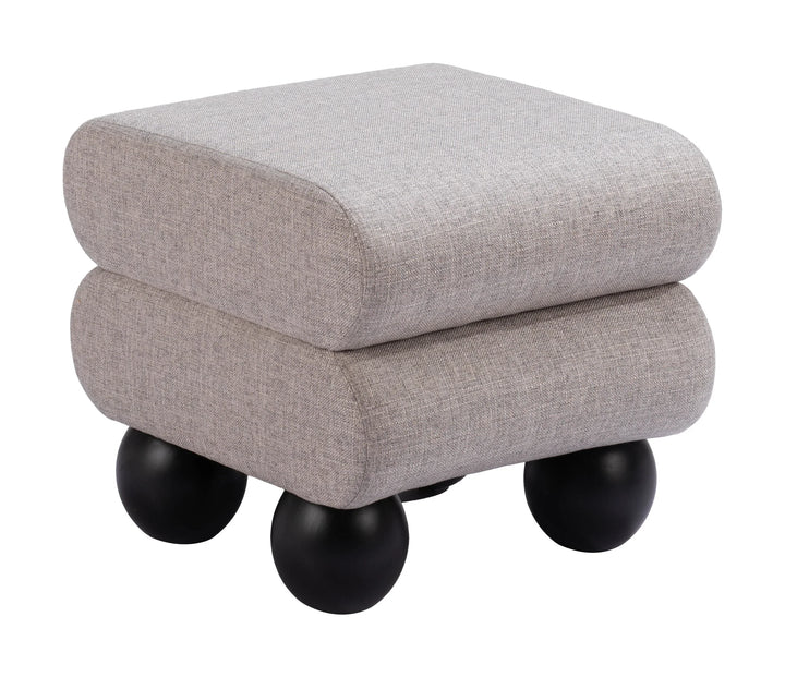 Davao Ottoman Gray - AmericanHomeFurniture