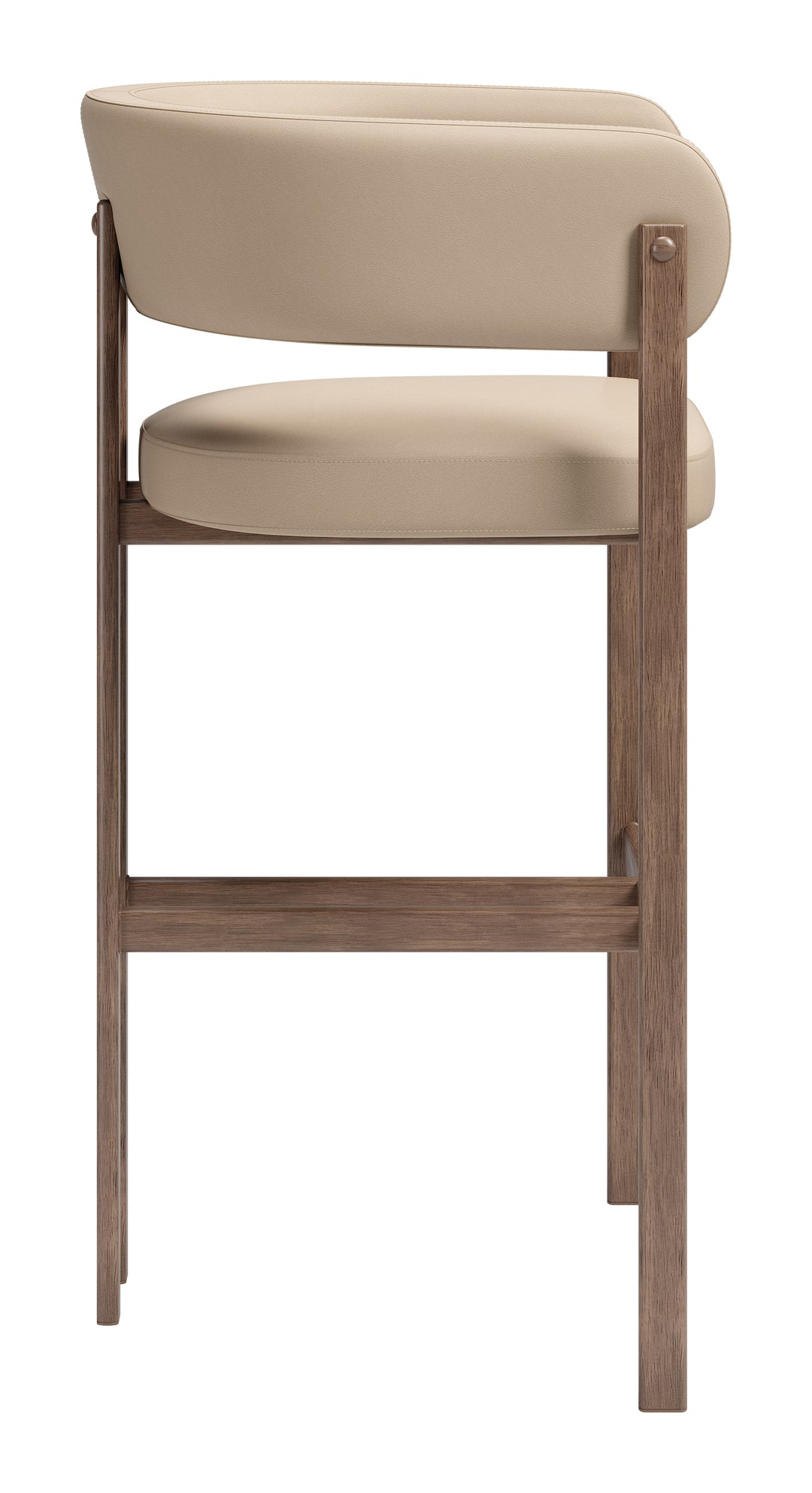 Ruge Barstool (Set of 2) Beige - 111240