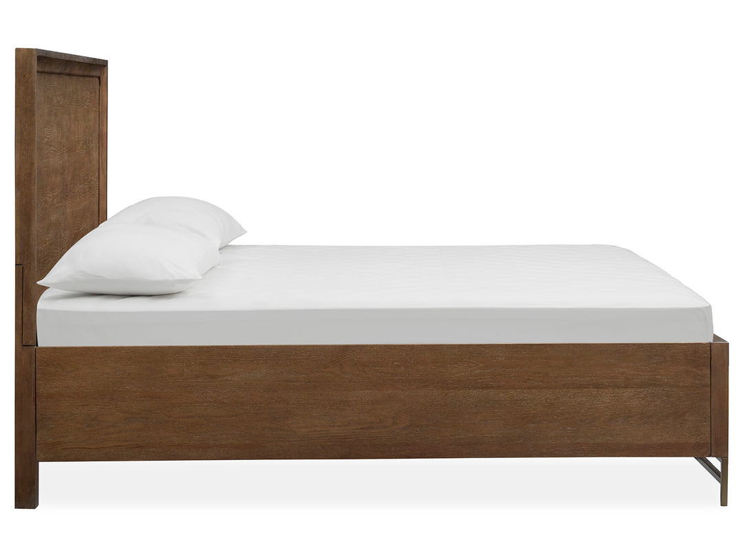 Lindon Belgian Wheat And Coffee Bean Queen Panel Bed - B5570-54