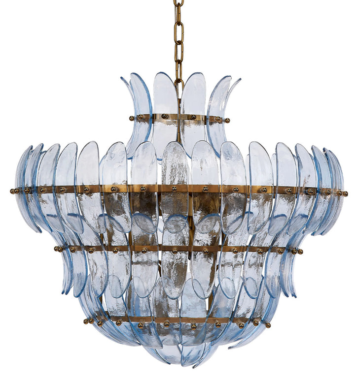 Arcade 10-Light Blown Glass Chandelier - AmericanHomeFurniture