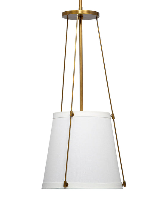 Antique Brass and Off White Linen