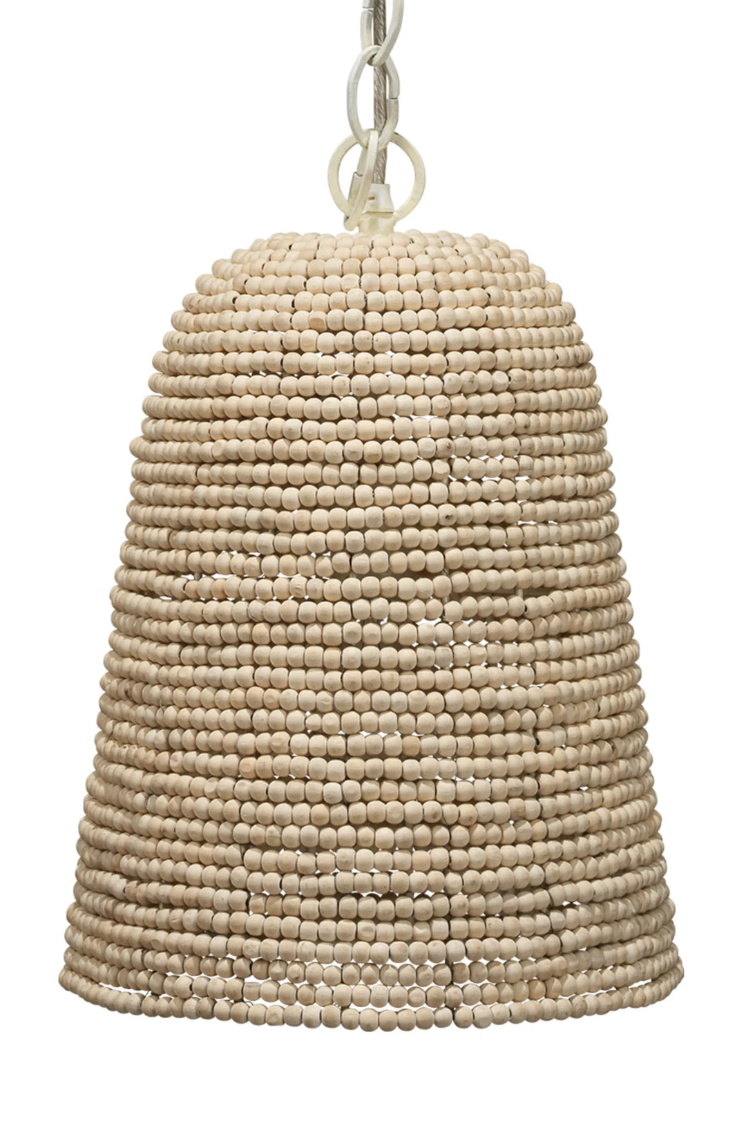 Canal Wood Beaded 1-Light Pendant - AmericanHomeFurniture