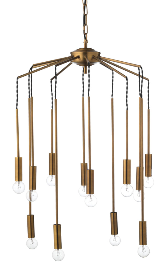 Jamie Young Cascade 12-Light Metal Chandelier CHANDELIERS