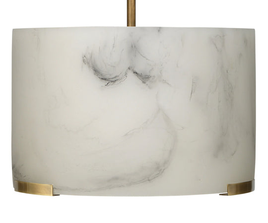 Jamie Young Elancourt Faux Alabaster 3-Light Pendant PENDANT LIGHTING